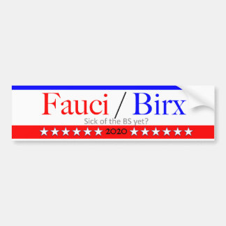Draught America's most trusted scientists for 2020 Bumper Sticker