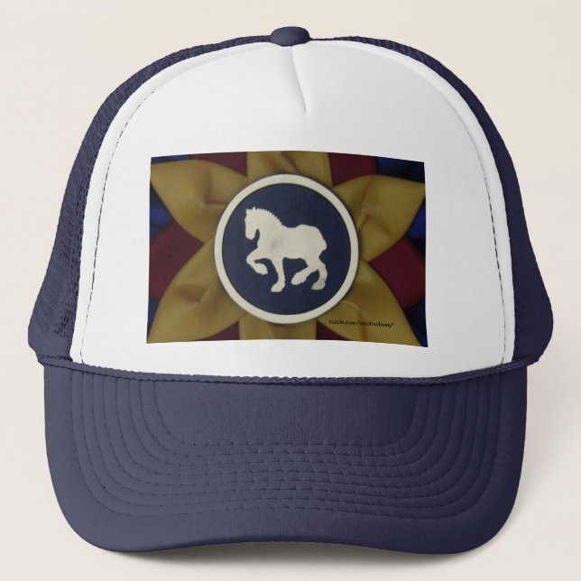 Draught Horse Rosette Cap (Front)