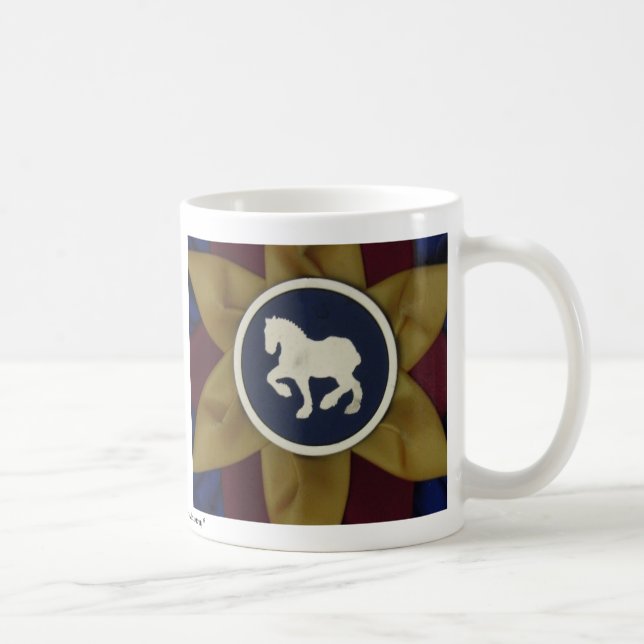 Draught Horse Rosette Mug (Right)