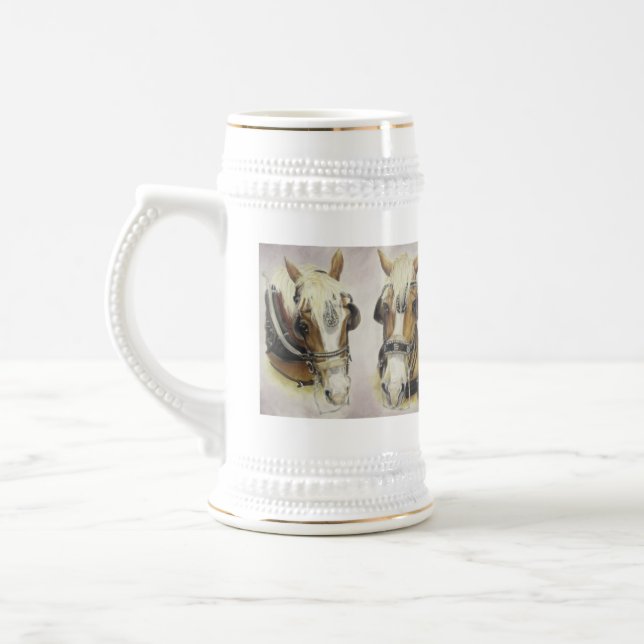 Draught   Horse Stein (Left)