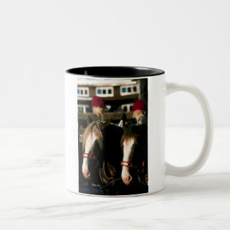Draught Horse Tandem Two-Tone Coffee Mug