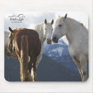 Draught horses mouse pad