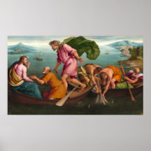 Draught of Fishes - Jacopo Bassano Fine Art Poster