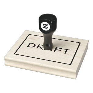 Draught Rubber Stamp