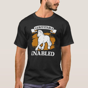 Draught Scotland Horse for Horseback Rider Clydesd T-Shirt