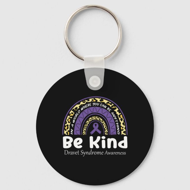 Dravet Syndrome Awareness Day  Keychain (Front)