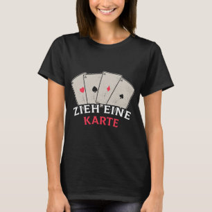 Draw a card wizard saying magic trick T-Shirt