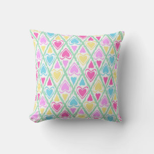 Draw heart, heart, love, Valentine's day, wedding Throw Pillow