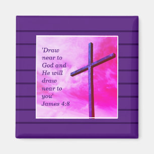 Draw Near To God Lenten Magnet