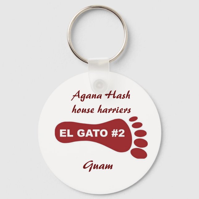 draw_pic, Agana Hash house harriers, Guam Keychain (Front)