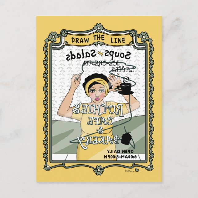 Draw the Line_C_ Postcard (Front)