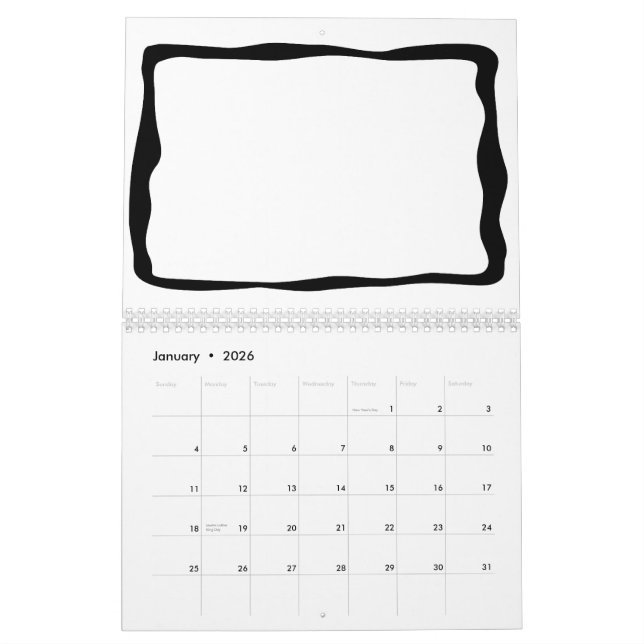 Draw Your Own Calendar (Jan 2026)