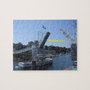 Drawbridge Up At Perkins Cove Jigsaw Puzzle