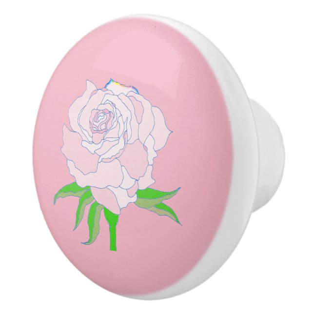 Drawer Pull - Rose Blossom (Right)