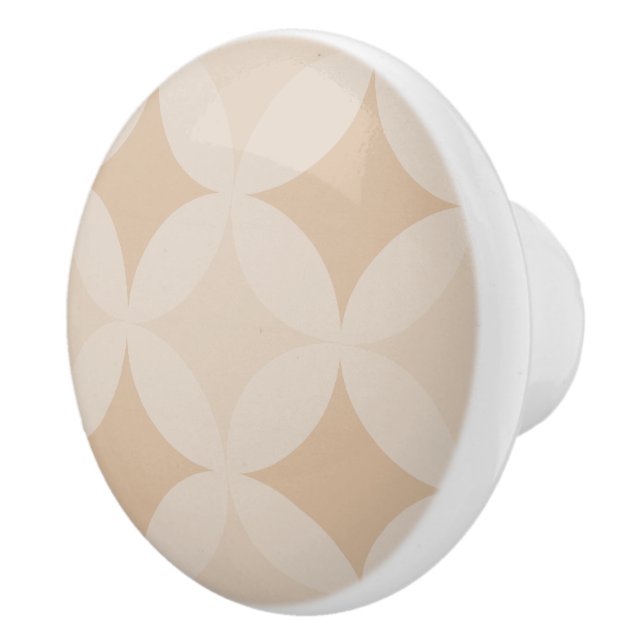 Drawer Pulls - Tan Circles and Diamonds (Right)