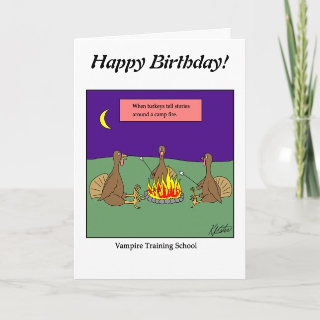 Drawing a Blank - Turkey Tales - Customize it Card (Front)