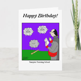 Drawing a Blank - Vampire School - Customize it Card