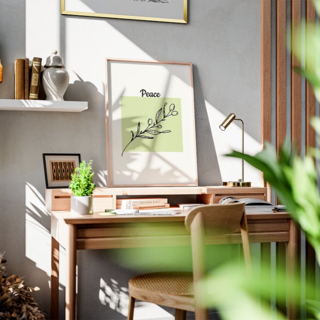 Drawing an olive branch poster (Creator Uploaded)