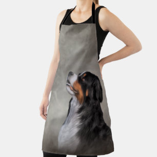 Drawing Bernese Mountain Dog Apron