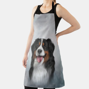 Drawing Bernese Mountain Dog Apron