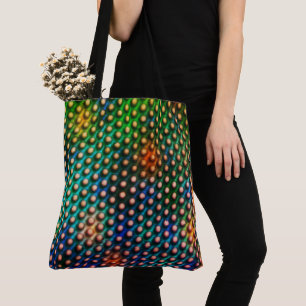 Drawing circles that look like spheres or holes tote bag