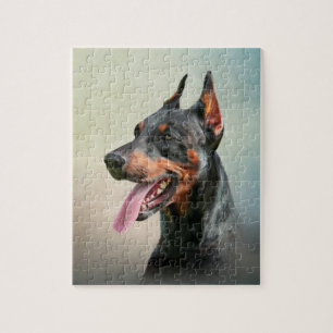 Drawing Doberman dog Jigsaw Puzzle