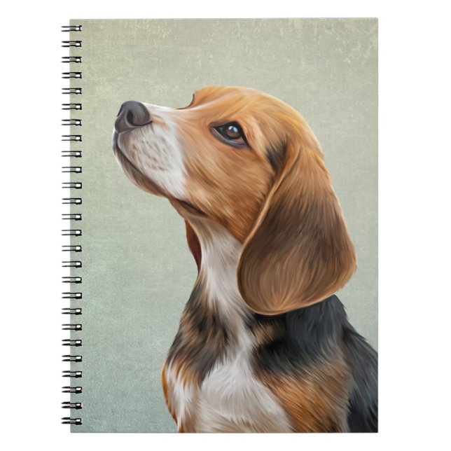 Drawing Dog Beagle 7 Notebook (Front)