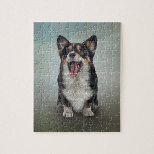 Drawing Dog breed Welsh Corgi Jigsaw Puzzle (Vertical)