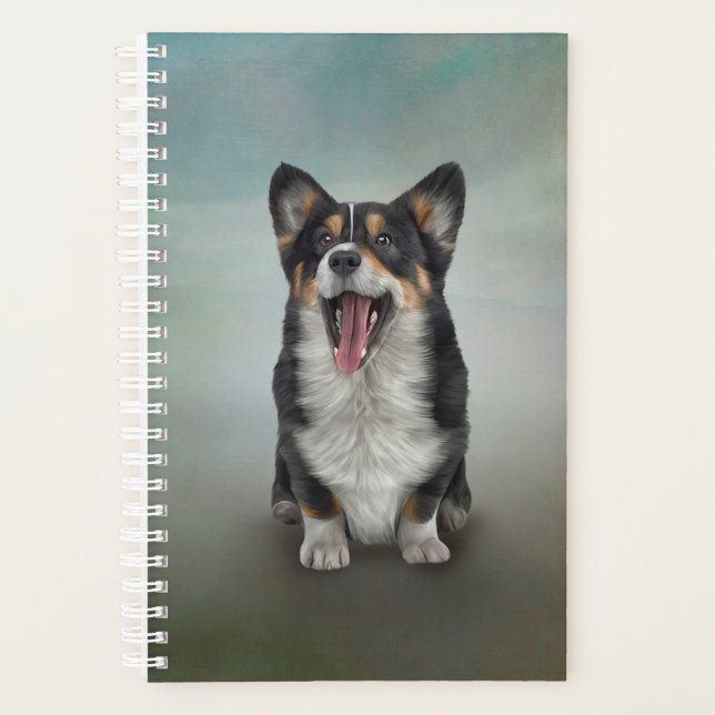 Drawing Dog breed Welsh Corgi Planner (Front)