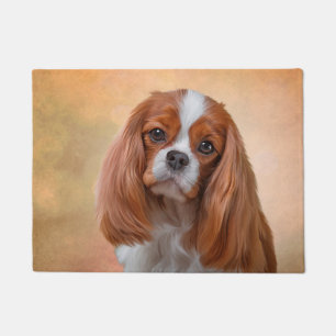 Drawing Dog Cavalier King Charles Spaniel Doormat