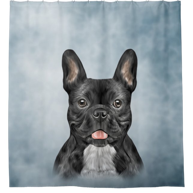 Drawing dog French Bulldog (Front)