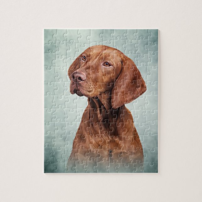 Drawing funny Vizsla Pointer Jigsaw Puzzle (Vertical)