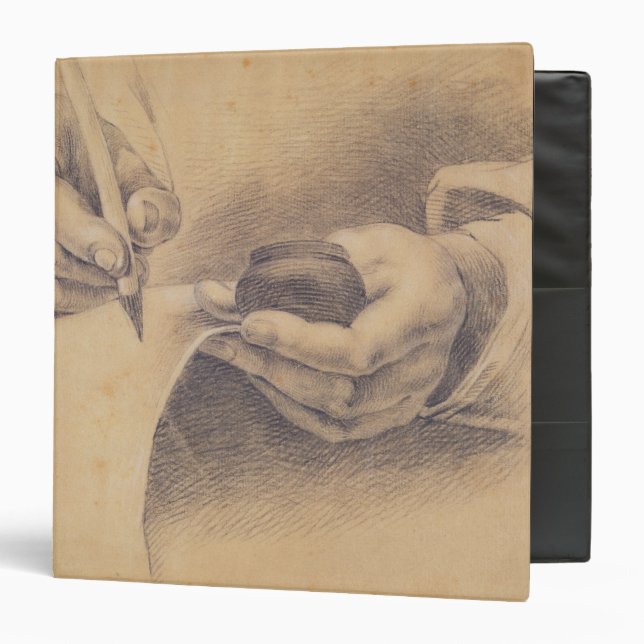 Drawing Hands, 1798 Binder (Front/Inside)