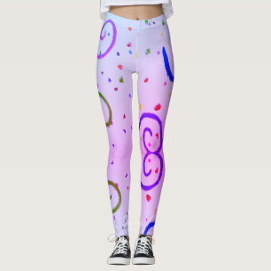 Drawing image of many colours leggings