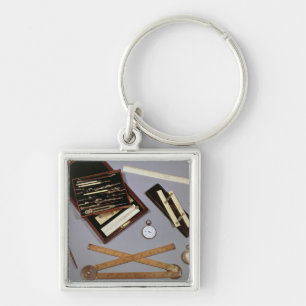 Drawing instruments used by Isambard Keychain