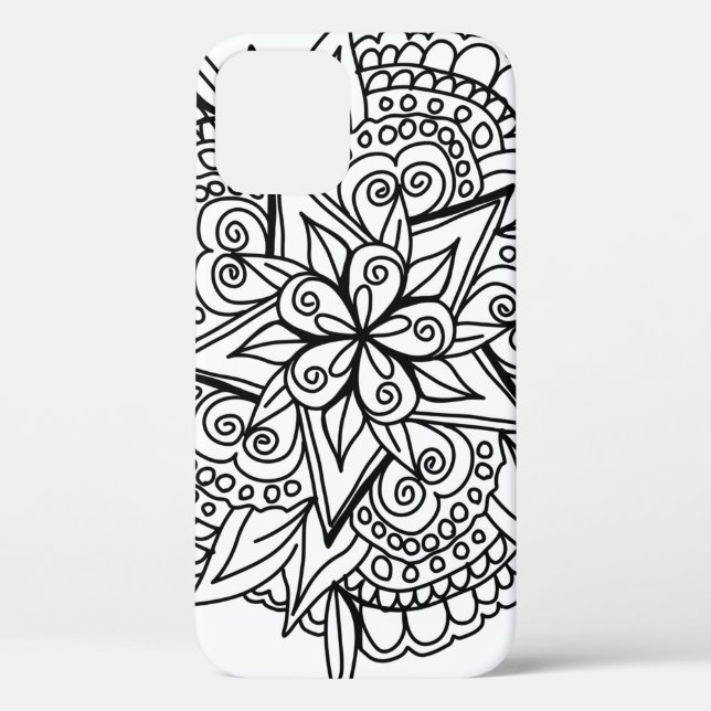 Drawing mandala design cool Case-Mate iPhone case (Back)