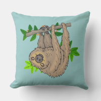 Drawing of a Sloth Hanging Upside Down