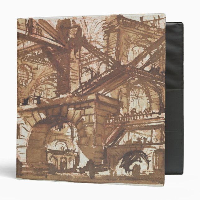 Drawing of an Imaginary Prison Binder (Front/Inside)