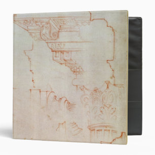 Drawing of architectural details binder