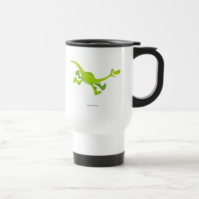 Drawing of Arlo Running Travel Mug (Right)