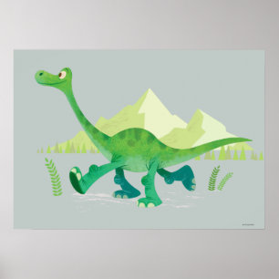 Drawing of Arlo Walking Poster