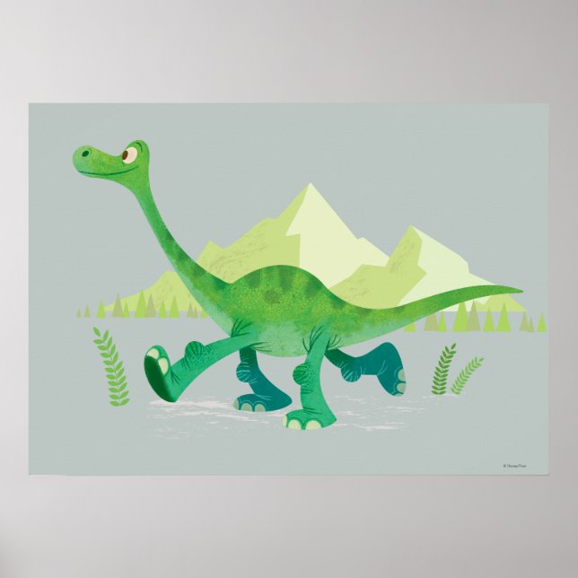 Drawing of Arlo Walking Poster (Front)