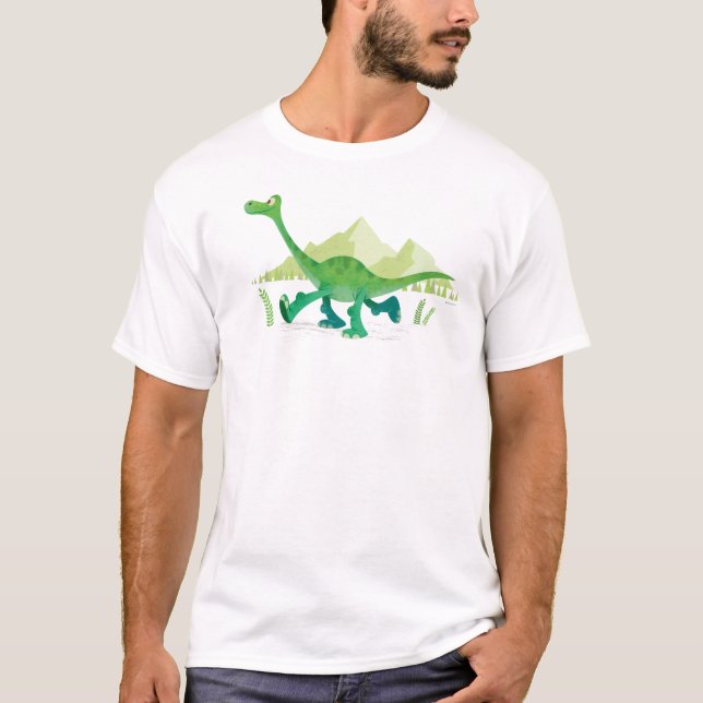 Drawing of Arlo Walking T-Shirt (Front)