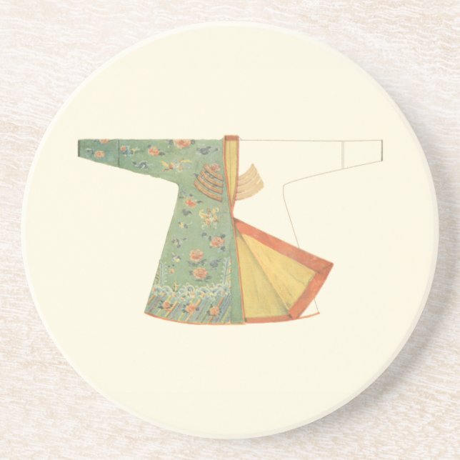 Drawing of Half-Finished Kimono Coaster (Front)