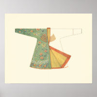 Drawing of Half-Finished Kimono
