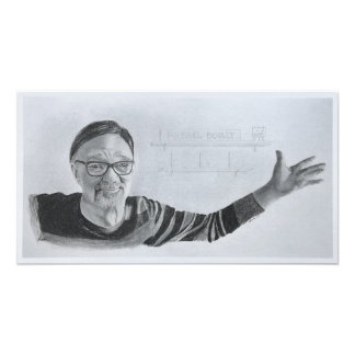 Drawing of Michael Dooley by Midge Photo Print