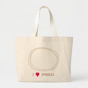 Drawing of Plain Pizza  to decorate, bags