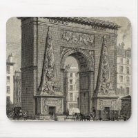 Drawing of Porte Saint-Denis Monument
