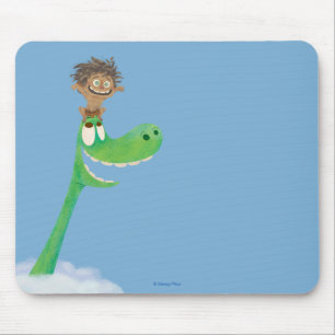 Drawing of Spot And Arlo In Clouds Mouse Pad