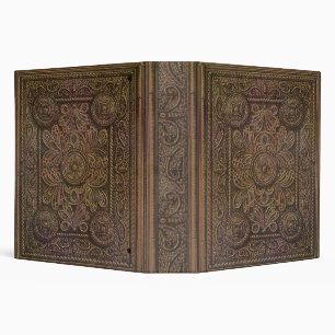 Drawing of Vintage Decorative Book Cover Binder